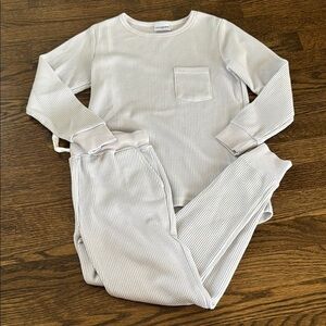 Little Bum Bums (now Bums & Roses) Waffle Jogger Set